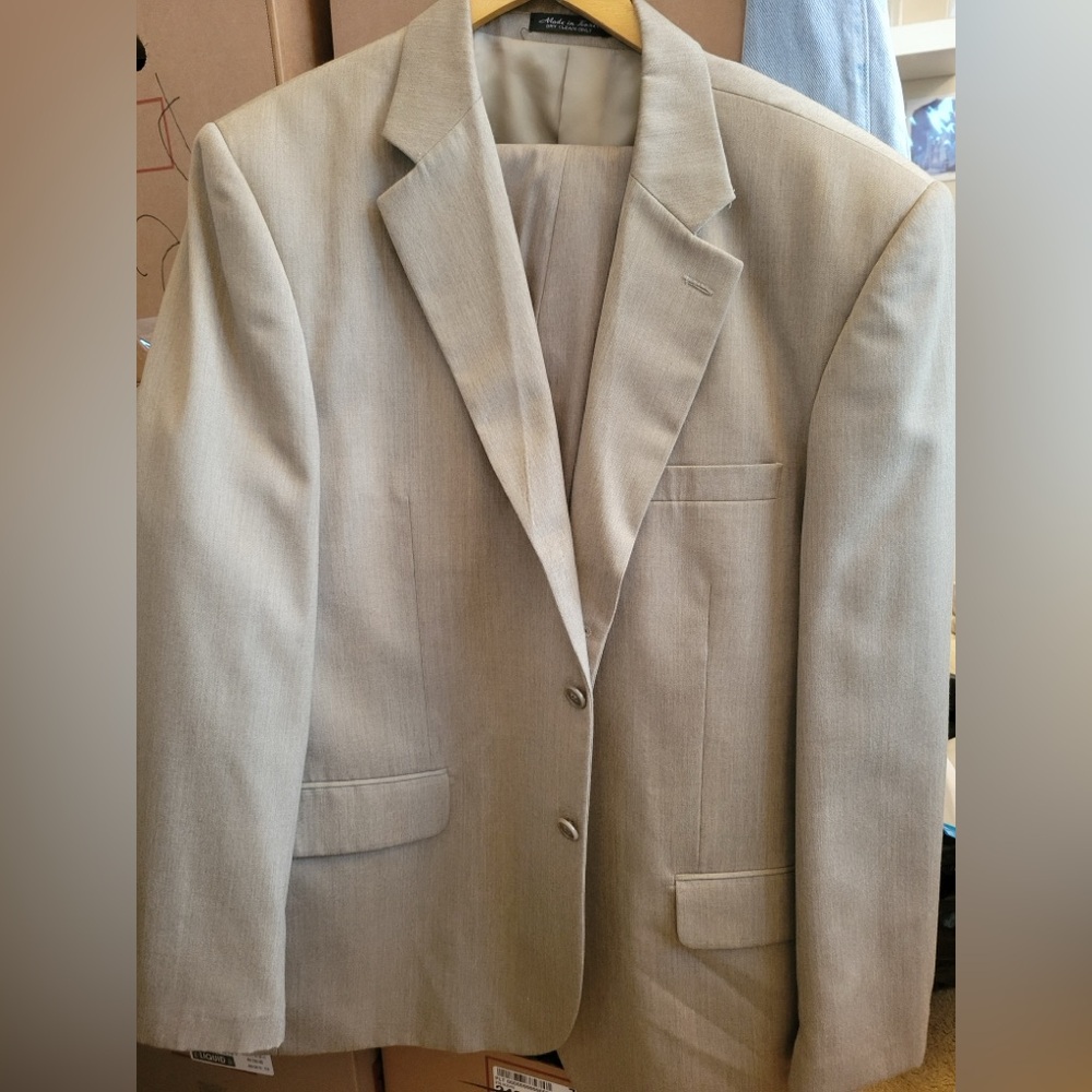 Mario Rossi Cornelli Exclusive Classic Beige Men's Blazer and Pants